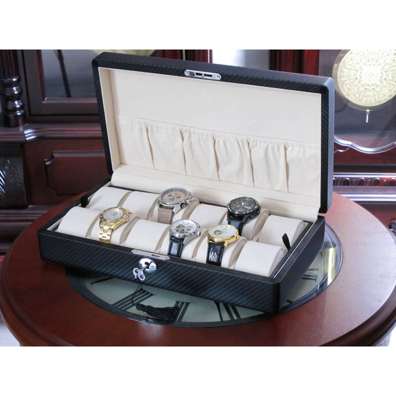 Скринька для зберігання Salvadore годинників Salvadore 12W-BX Чорний (Salvadore 12W-BX)