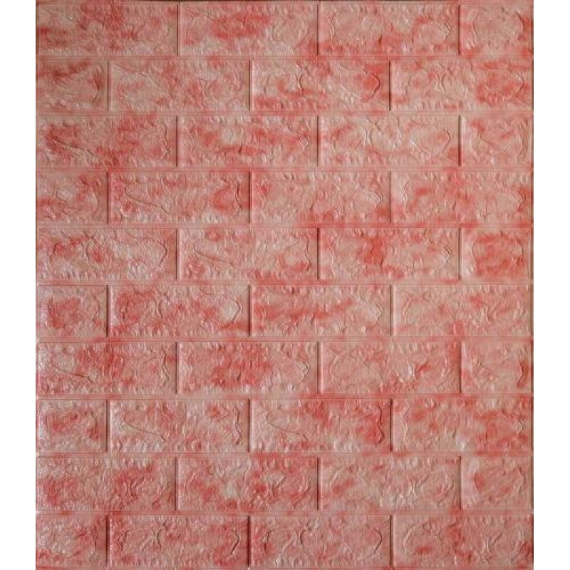 Самоклеюча декоративна 3D панель Loft-Expert рожевий мармур 700x770x5 мм