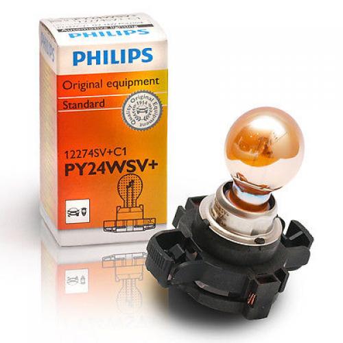 Автолампа PHILIPS 12274SVC1 PY24W 12V 24W PGU20/4 SilverVision в інтернет супермаркеті PbayMarket!