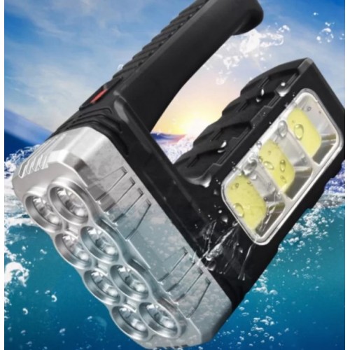 Ліхтарик ручний акумулятор на сонячній батареї Dual Light Solar Lantern 7702-A з яскравістю Power Bank XPE+COB