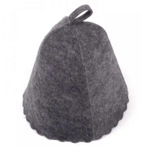 Шапка для лазні та сауни штучний войлок PRO One size Сірий Шапка для лазні та сауни штучний войлок PRO One size Сірий