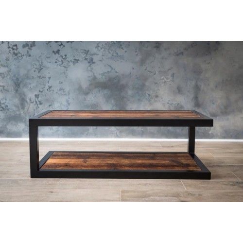 Журнальний, кавовий столик GoodsMetall у стилі Лофт 1200х600х400 Прага максі Журнальний, кавовий столик GoodsMetall у стилі Лофт 1200х600х400 Прага максі