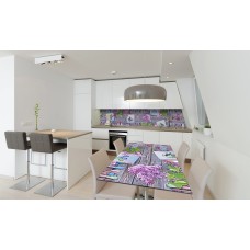 Наклейка вінілова на стіл Zatarga «Бузок Фарби» 650х1200 мм Z180357/1st