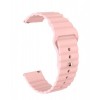 Ремінець BeWatch для Samsung Galaxy Watch 42 | 3 41 мм | Active | Active 2 силіконовий 20мм Wave Світло-рожевий (1010707)
