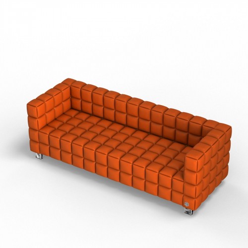 Тримісний диван KULIK SYSTEM NEXUS Екошкіра 3 Помаранчевий (hub_tGsd14630) в інтернет супермаркеті PbayMarket!