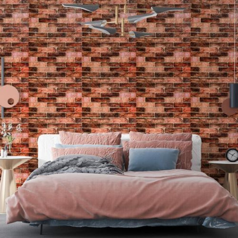 Панель стінова у рулоні 3D Sticker Wall 700х19600х2 мм Коричневий (D) SW-00002280