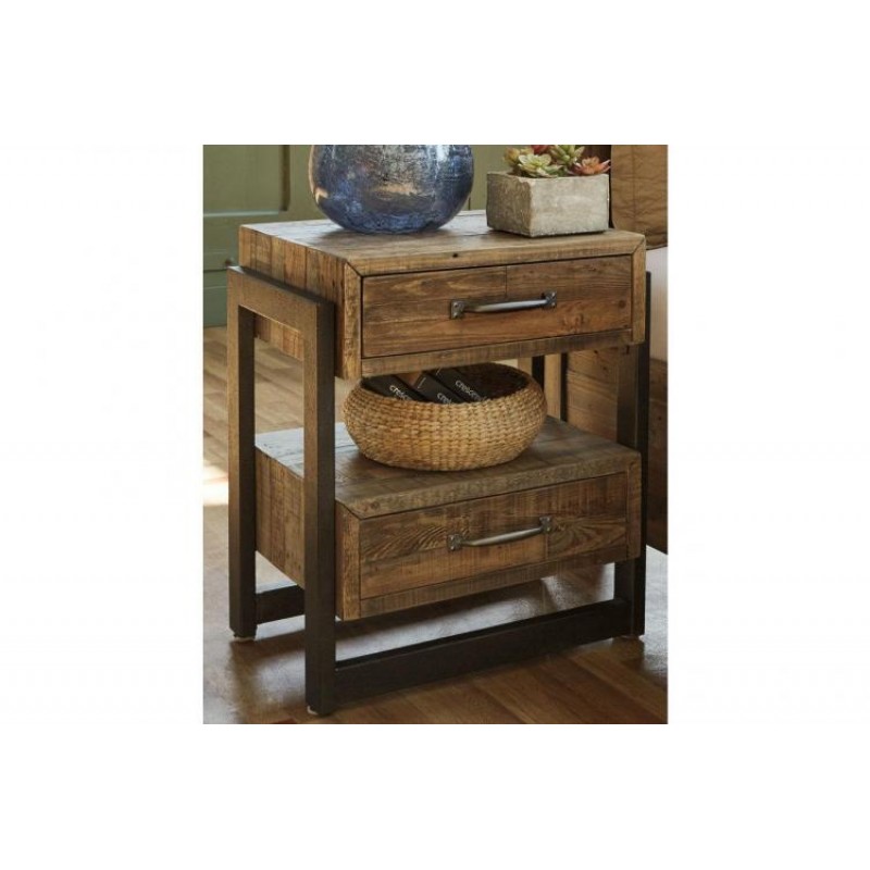 Тумба в стилі Loft NS-1440 630x450x300 мм Черный