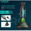 Машинка для стрижки VGR V-992 2000 мАг 5 Вт LED Зелений (2390000054)