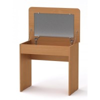 Туалетний столик Компанит Трюмо 7 з відкидним дзеркалом 80х50х72 см Бук Туалетний столик Компанит Трюмо 7 з відкидним дзеркалом 80х50х72 см Бук
