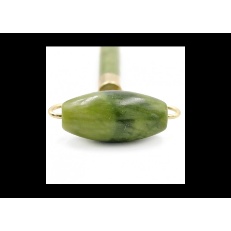 Масажер для обличчя FLFashion нефритовий