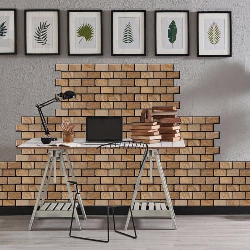 Декоративна панель ПВХ цегла під коричневий мармур Sticker Wall SW-00001428 960х480х4мм Декоративна панель ПВХ цегла під коричневий мармур Sticker Wall SW-00001428 960х480х4мм