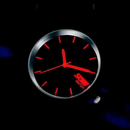 Наручний годинник чоловічий Skmei Rubber Black 9068 Чорний (1525)