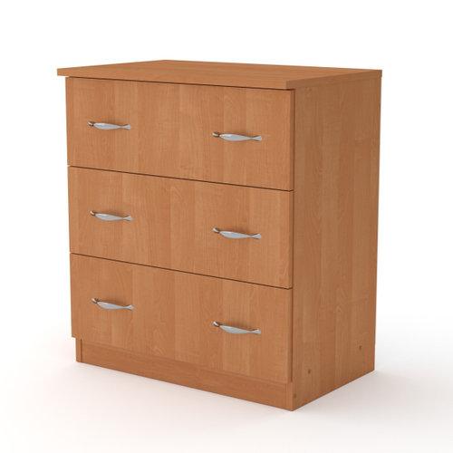 Комод для речей Компанит Вільха 3А Комод для речей Компанит Вільха 3А
