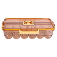 Контейнер-лоток для зберігання яєць YIWU 32.5х18х8 см Коричневий (HP-27-1)