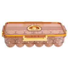 Контейнер-лоток для зберігання яєць YIWU 32.5х18х8 см Коричневий (HP-27-1)