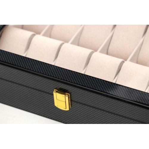 Скринька для зберігання годинників Craft 12WB.FIB.BL 31x21x8 см Чорно-бежевий Скринька для зберігання годинників Craft 12WB.FIB.BL 31x21x8 см Чорно-бежевий