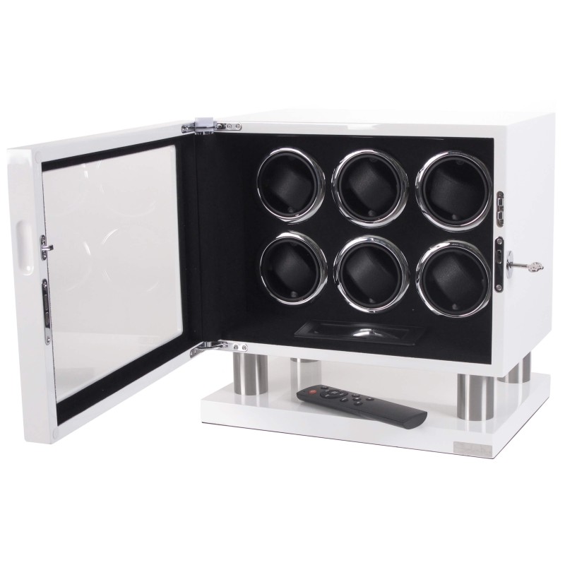 Шкатулка Salvadore для підзаводу 6 годинників 8006/WF/DF 6x6 Білий