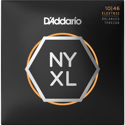 Струни для електрогітари 6 шт D'Addario NYXL1046BT Nickel Wound Balanced Tension Regular Light Electric Guitar Strings 10/46 Струни для електрогітари 6 шт D'Addario NYXL1046BT Nickel Wound Balanced Tension Regular Light Electric Guitar Strings 10/46