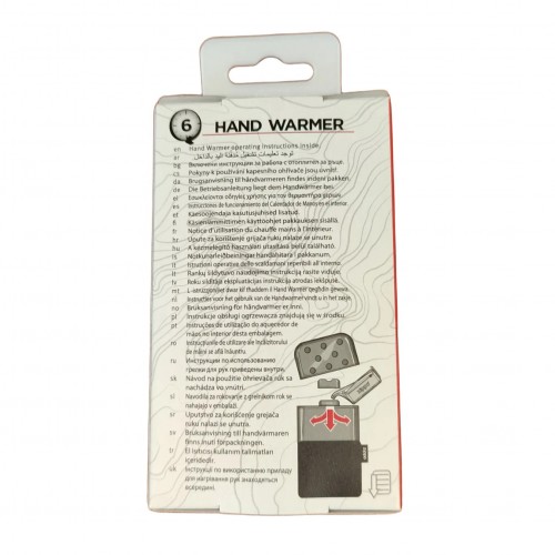 Каталітична бензинова грілка для рук Zippo Hand Warmer на 6 годин Сріблястий (40360) Каталітична бензинова грілка для рук Zippo Hand Warmer на 6 годин Сріблястий (40360)