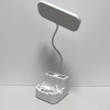 Настільна лампа з органайзером та підставкою для телефону LED Table Lamp Bailong QP-2209-A/6864
