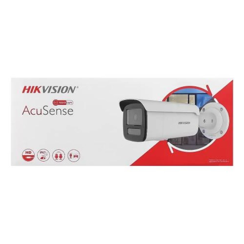 IP-відеокамера Hikvision DS-2CD2T43G2-4LI 4 Мп Білий (301574)