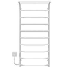 Рушникосушарка електрична Трапеція з полицею П10 500х1100 Deffi Білий WD03 (C.TP.110.50.10.E.W.L.3)