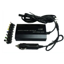 Універсальний зарядний автомобільний пристрій для ноутбука RIAS 120W 12V+220V 8в1