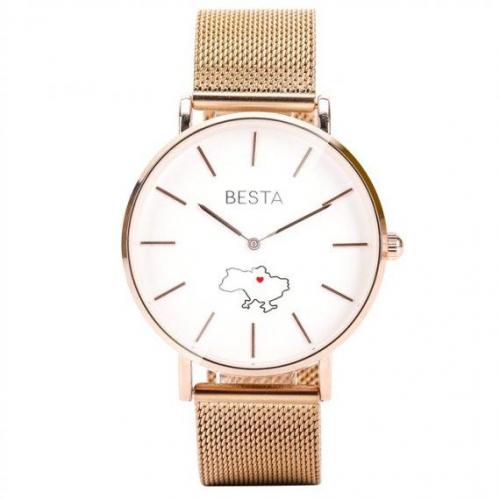 Годинник наручний класичний BESTA Love UA Gold Годинник наручний класичний BESTA Love UA Gold