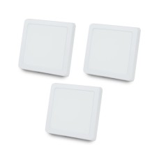 Комплект світильників світлодіодних Lightwell LW-SQ-SRF-12 12 W 3 шт