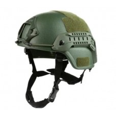 Кевларовий балістичний шолом MICH 2000 NIJ IIIA Універсальний Оливковий