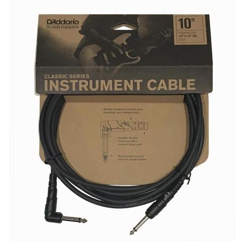 Кабель інструментальний D'Addario PW-CGTRA-10 Classic Series Instrument Cable 3.05m (10ft) Кабель інструментальний D'Addario PW-CGTRA-10 Classic Series Instrument Cable 3.05m (10ft)