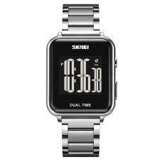 Чоловічий наручний класичний годинник Skmei 1852 Сріблястий