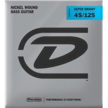 Струни для бас-гітари Dunlop DBSBN45125 Super Bright Nickel 5-Strings 45/125