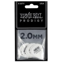Медіатори Ernie Ball 9202 Standard Prodigy White Player 2.0 mm (6 шт.) Медіатори Ernie Ball 9202 Standard Prodigy White Player 2.0 mm (6 шт.)