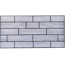 Декоративна панель ПВХ Sticker Wall під Сірий цегла з візерунком під дерево (1098)