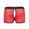 Чоловічі прозорі боксери Passion Short 046 Parker XXL/XXXL Red, сітка, під леопард в інтернет супермаркеті PbayMarket!