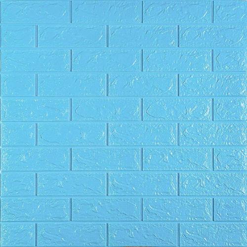 3D панель самоклеюча цегла Блакитна 700x770x5мм (005-5) Sticker Wall SW-00000297 3D панель самоклеюча цегла Блакитна 700x770x5мм (005-5) Sticker Wall SW-00000297
