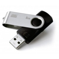 Флеш-накопичувач USB 8GB GOODRAM UTS2 (Twister) Black (UTS2-0080K0R11)