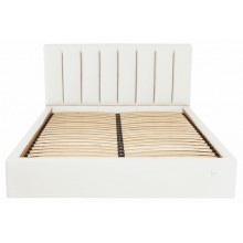 Ліжко Двоспальне Richman Санам 160 х 200 см Флай 2200 З підйомним механізмом та нішою для білизни Біле