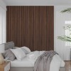Декоративна стінова рейка Sticker Wall 160*23*3000мм (D) SW-00001536 Коричнева