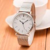 Наручний годинник жіночий Geneva Steel Silver Сріблястий (800)