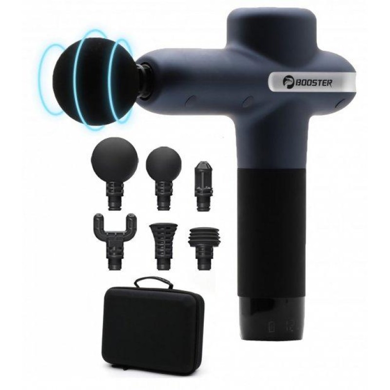 Масажер Booster Lightsaber U1 2500 мАг 6 насадок Чорний (1702027147)