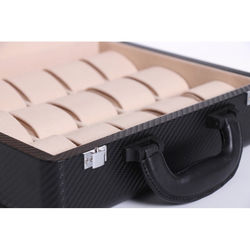 Шкатулка-кейс для зберігання годинників Salvadore 915CC-L Чорний