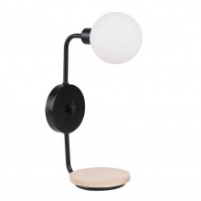 Бра Candellux Ponio 21x35 см Чорно-бежевий (21-76878)