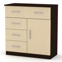 Комод Компаніт 1-3-1 Венге комбі (80х39х85 см) Комод Компаніт 1-3-1 Венге комбі (80х39х85 см)