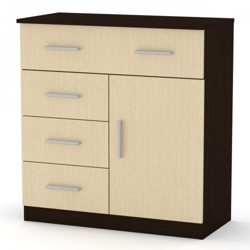 Комод Компаніт 1-3-1 Венге комбі (80х39х85 см) Комод Компаніт 1-3-1 Венге комбі (80х39х85 см)