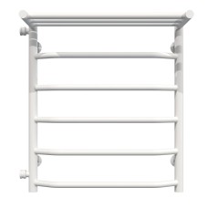 Рушникосушарка водяна Трапеція з полицею П6 500х600 Deffi Білий (C.TP.60.50.6.W.B)