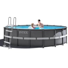 Каркасний басейн Intex 26326-1, 488 x 122 см (драбина, тент, підстилка)