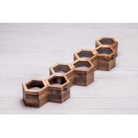 Скринька для 7 годинників ecoWalnut 7.8х59.7х14.1 см Скринька для 7 годинників ecoWalnut 7.8х59.7х14.1 см