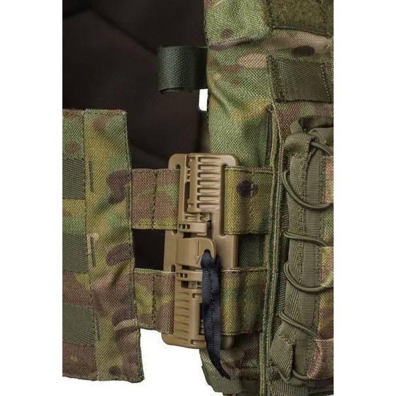 Плитоноска без плит з підсумками No Brand Molle One Size Мультикам (1833908812)